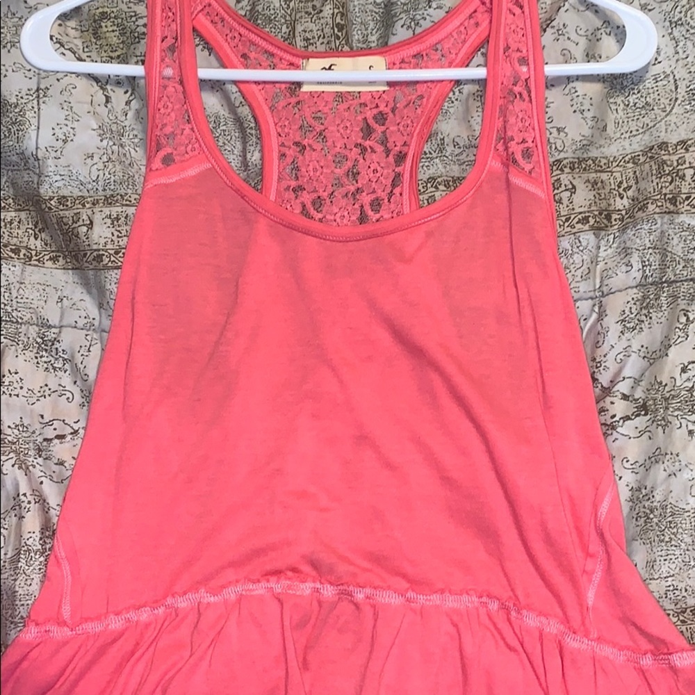 Pink Hollister Peplum Shirt